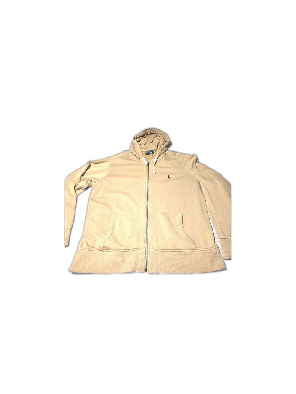 Polo Ralph Lauren Men's Full-Zip Hoodie (Tan/Beige), Size 2X